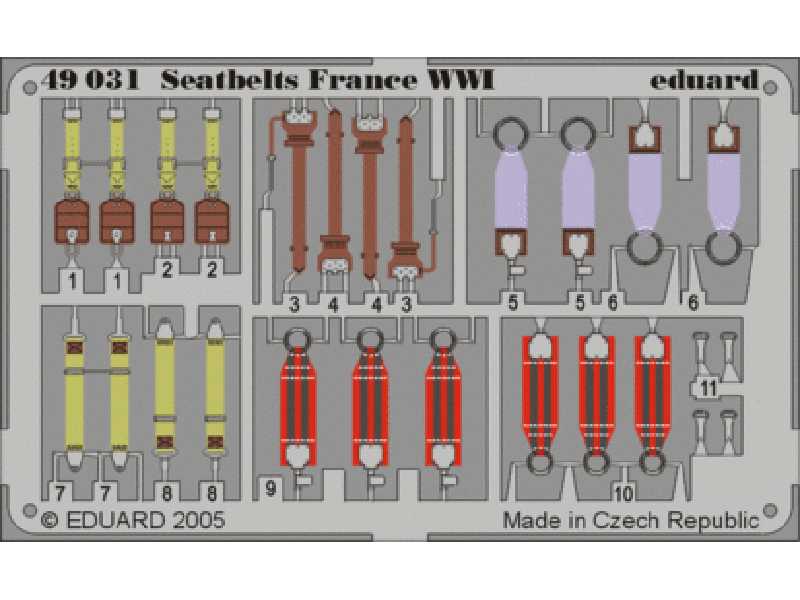 Seatbelts France WWI 1/48 - image 1