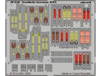 Seatbelts German WWI 1/48 - image 1