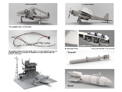 Akagi Bridge w/Deck & Nakajima B5N2 Kate - image 3