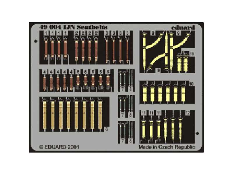 Seatbelts IJN 1/48 - image 1