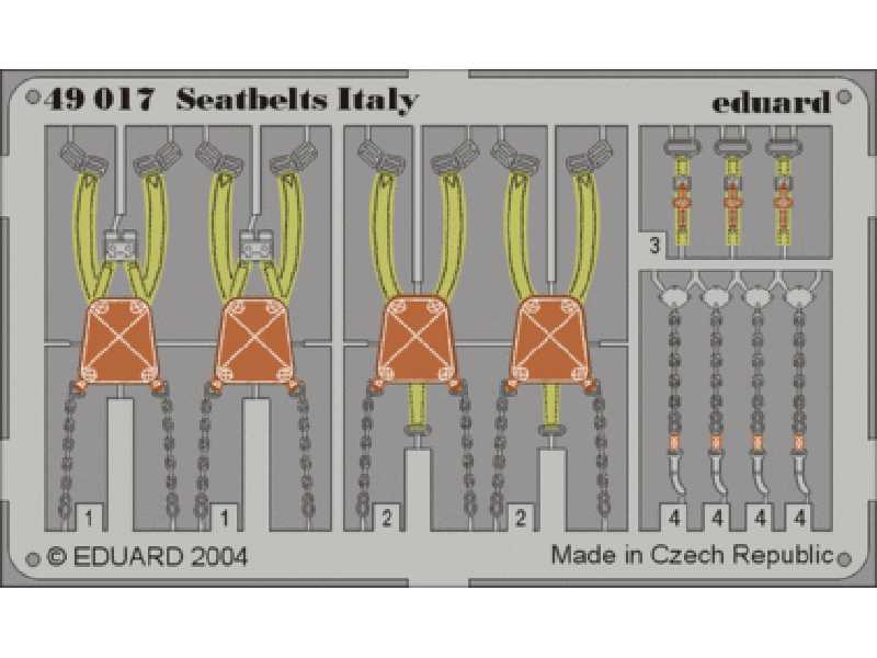 Seatbelts Italy 1/48 - image 1