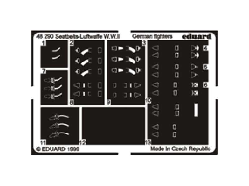 Seatbelts Luftwaffe Fighters 1/48 - image 1