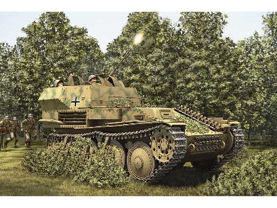 German 2cm Flak 38 Pz.Kpfw .38 (t) - DAMAGED BOX - image 1