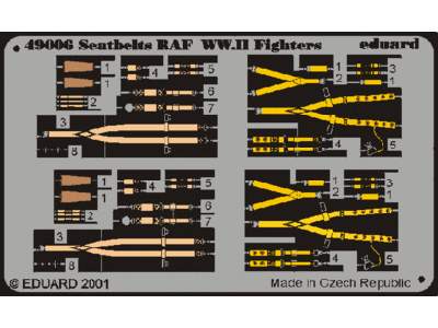 Seatbelts RAF WWII 1/48 - image 1