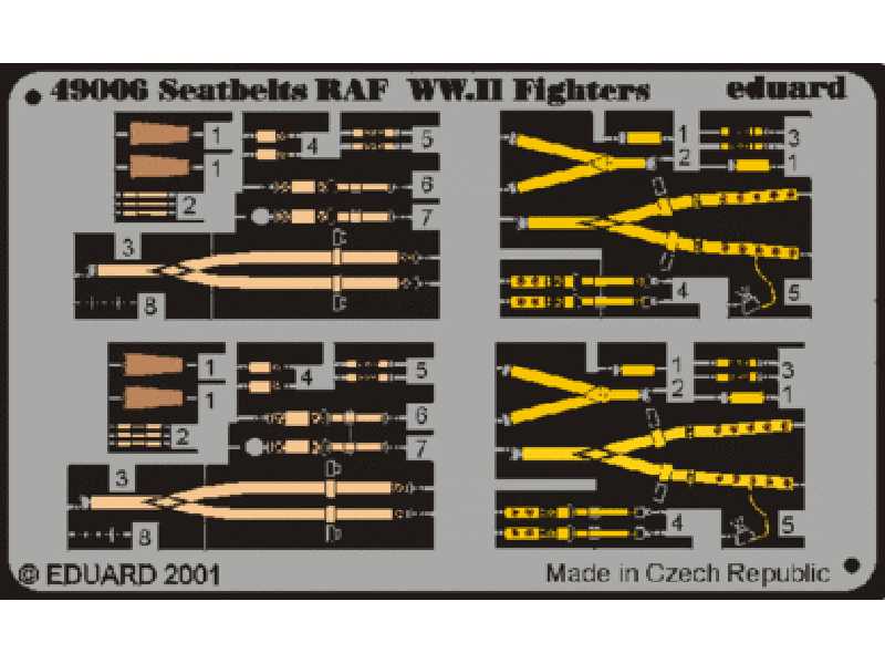 Seatbelts RAF WWII 1/48 - image 1