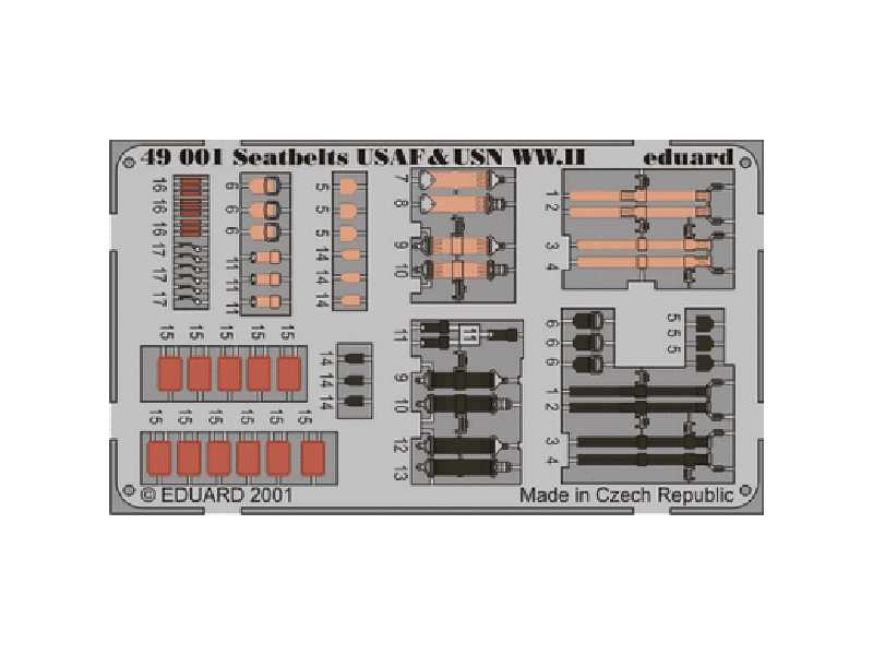 Seatbelts USAF & USN WWII 1/48 - image 1