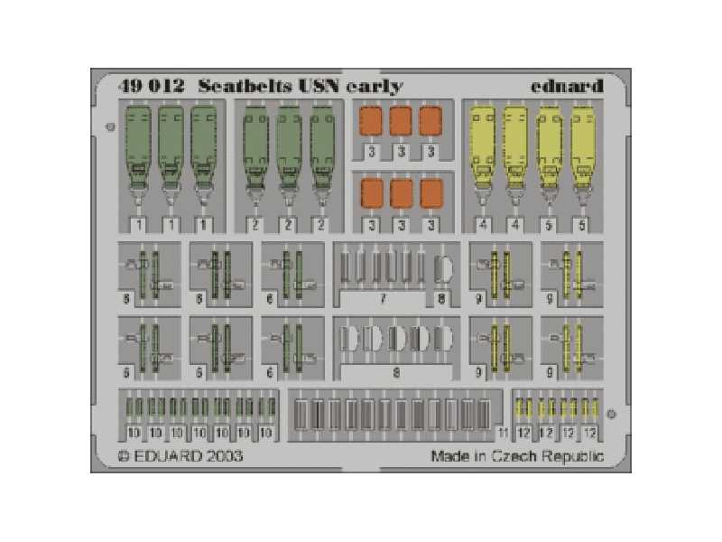 Seatbelts USN early 1/48 - image 1