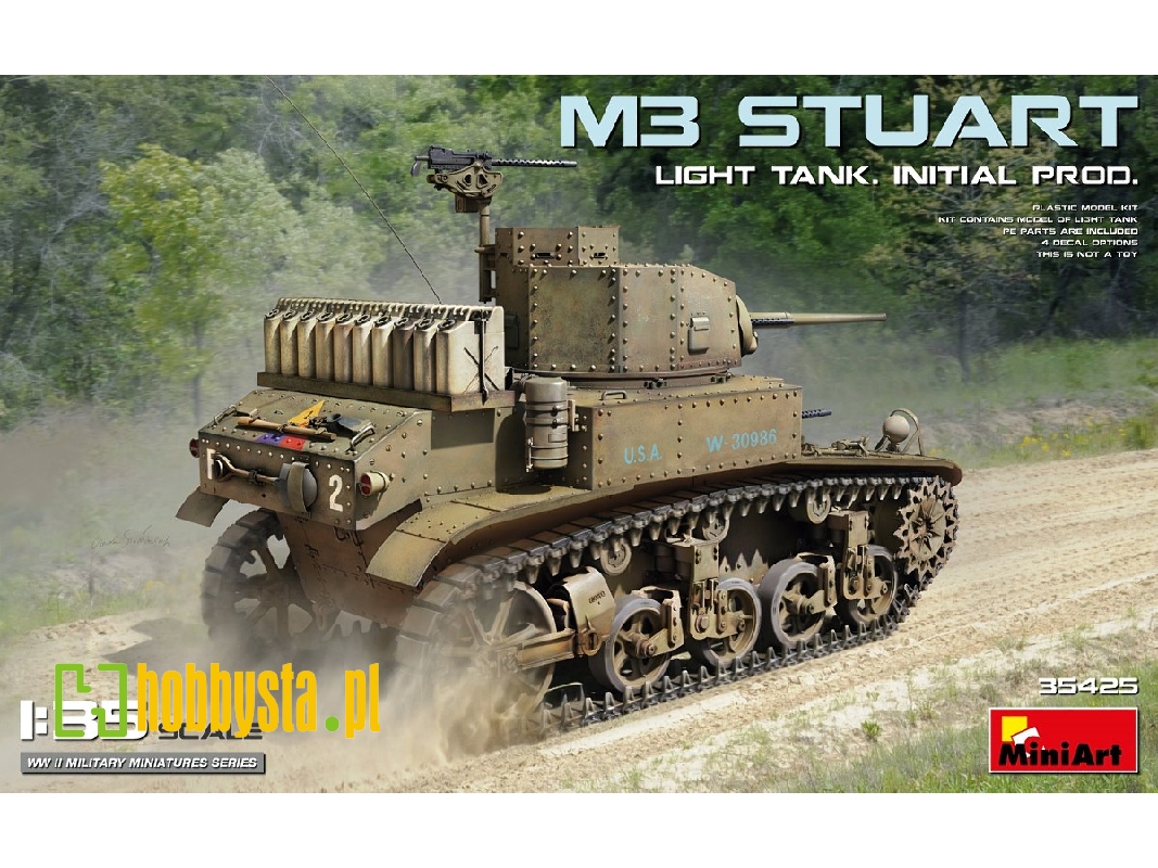M3 Stuart Light Tank, Initial Prod. - image 1