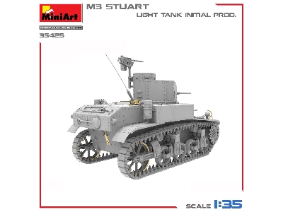 M3 Stuart Light Tank, Initial Prod. - image 4