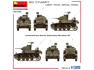 M3 Stuart Light Tank, Initial Prod. - image 7