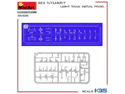 M3 Stuart Light Tank, Initial Prod. - image 9