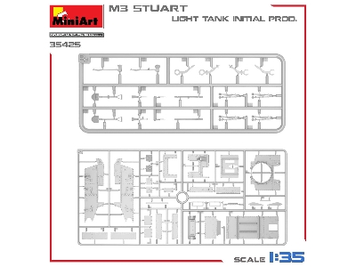 M3 Stuart Light Tank, Initial Prod. - image 13