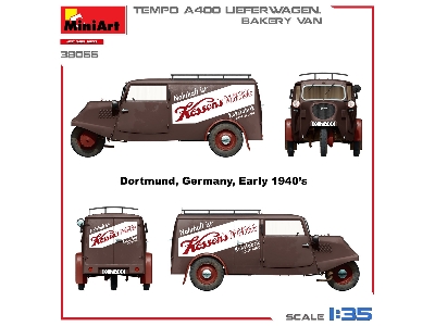 Tempo A400 Lieferwagen. Bakery Van - image 4