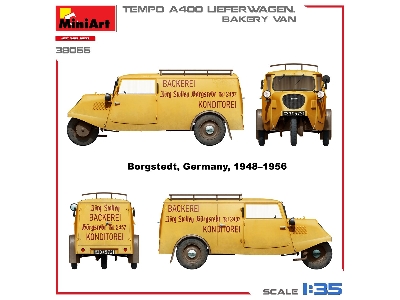 Tempo A400 Lieferwagen. Bakery Van - image 5