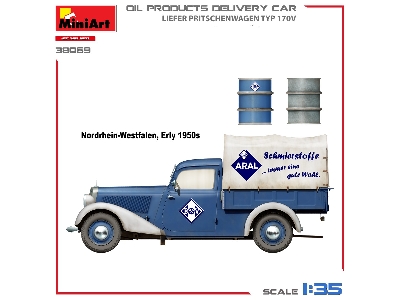 Oil Products Delivery Car, Liefer Pritschenwagen Typ 170v - image 4