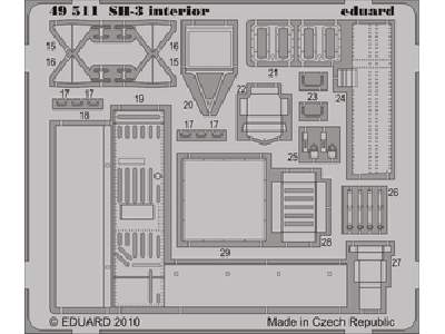 SH-3 interior S. A. 1/48 - Hasegawa - image 1