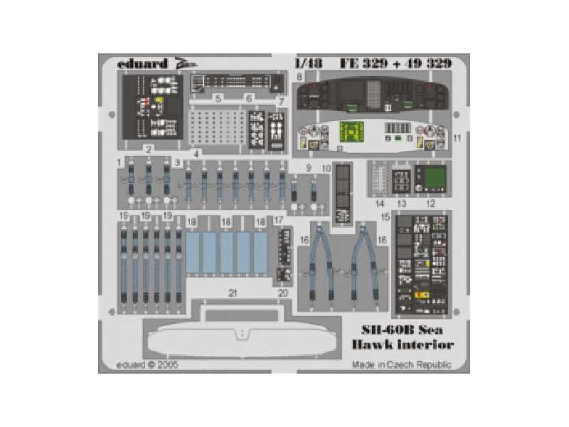 SH-60B interior 1/48 - Italeri - image 1