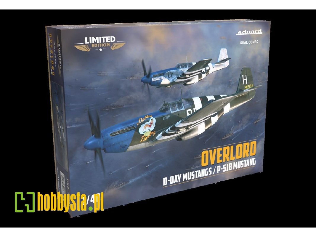 OVERLORD: D-DAY MUSTANGS  / P-51B MUSTANG  DUAL COMBO 1/48 - image 1