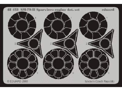 SM 79II Sparviero engine 1/48 - Trumpeter - image 1