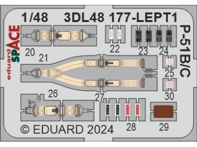 P-51B/ C SPACE 1/48 - EDUARD - image 2