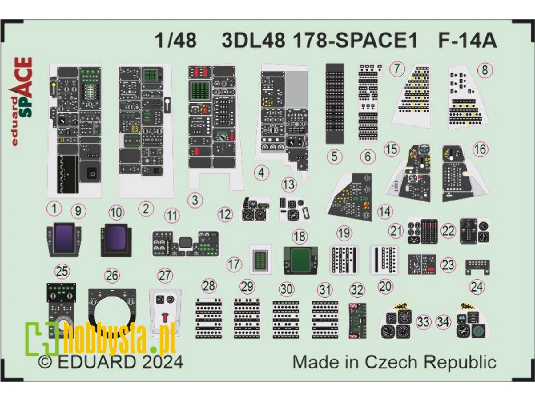 F-14A SPACE 1/48 - GREAT WALL HOBBY - image 1