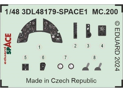 MC.200 SPACE 1/48 - ITALERI - image 1