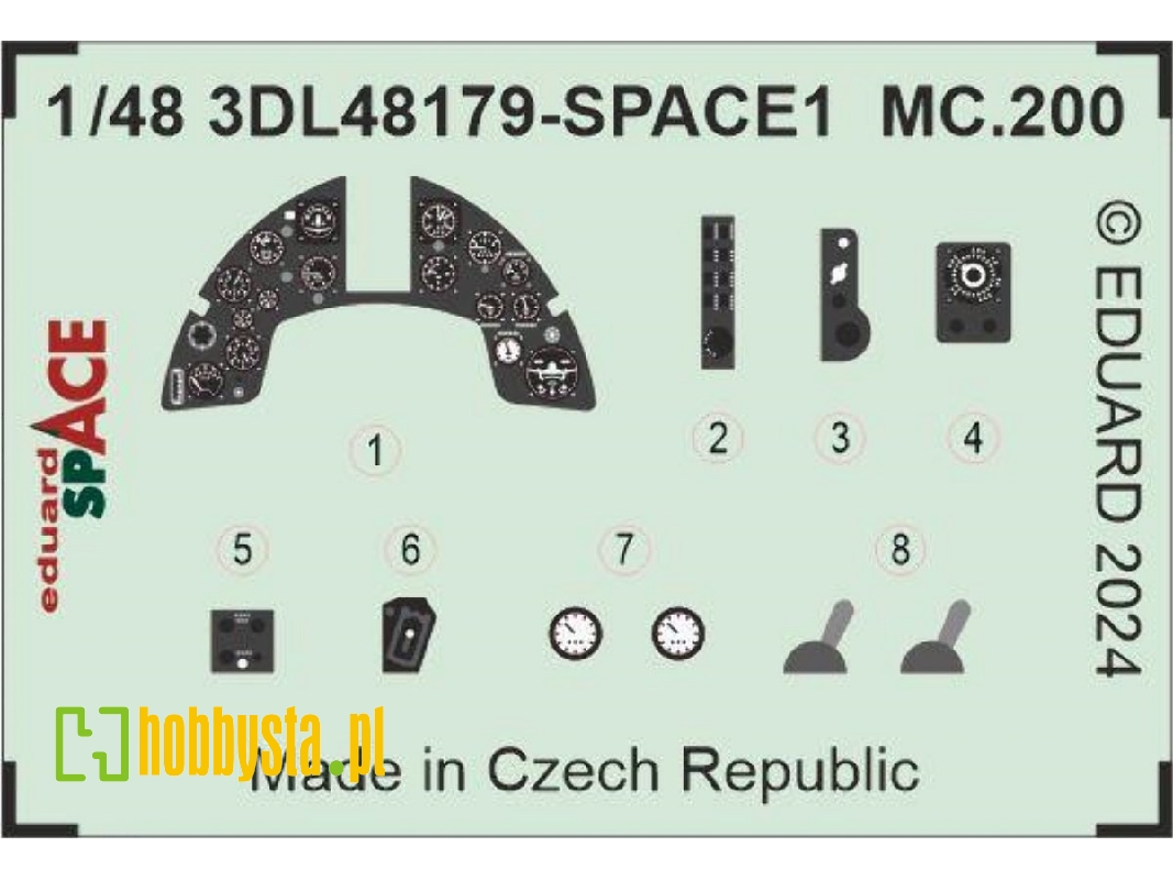 MC.200 SPACE 1/48 - ITALERI - image 1