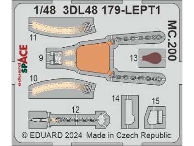 MC.200 SPACE 1/48 - ITALERI - image 2