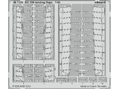 MC.200 landing flaps 1/48 - ITALERI - image 1