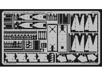 Soviet AA Missile set MiG-29/ Su-27 1/48 - Academy Minicraft - image 1