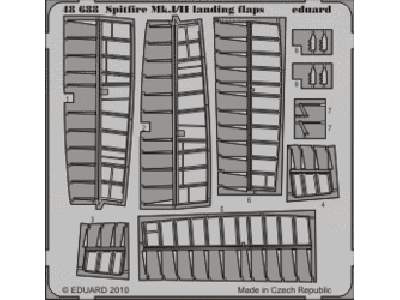 Spitfire Mk. I/II landing flaps 1/48 - Airfix - image 1