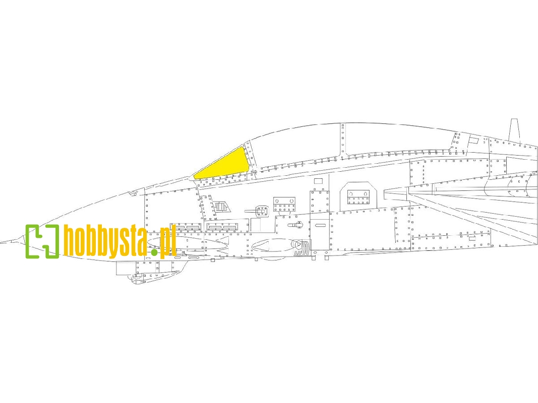 F-14A windshield TFace 1/48 - GREAT WALL HOBBY - image 1
