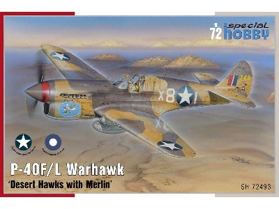 P-40f/L Warhawk 'desert Hawks With Merlin' - image 1