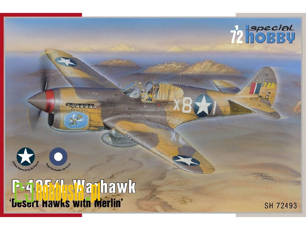 P-40f/L Warhawk 'desert Hawks With Merlin' - image 1