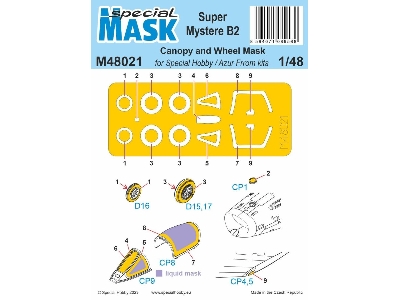 Super Mystere B2 (For Special Hobby / Azur Frrom) - image 1