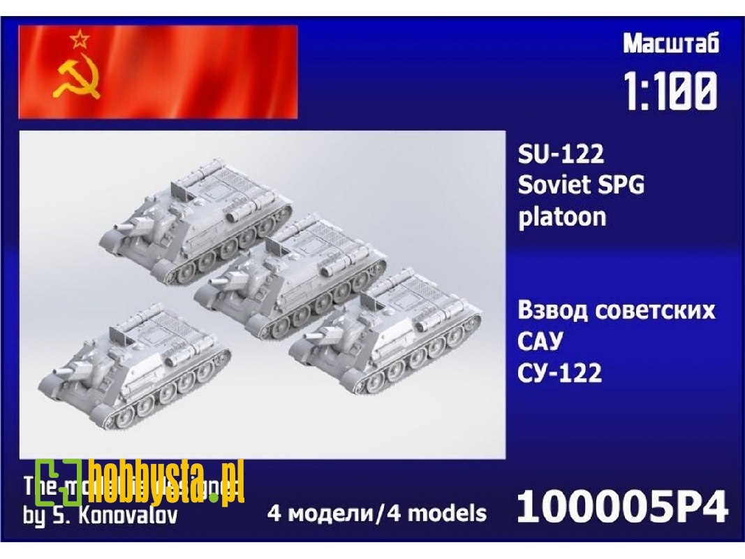 Su-122 Spg Platoon (4 Pcs) - image 1