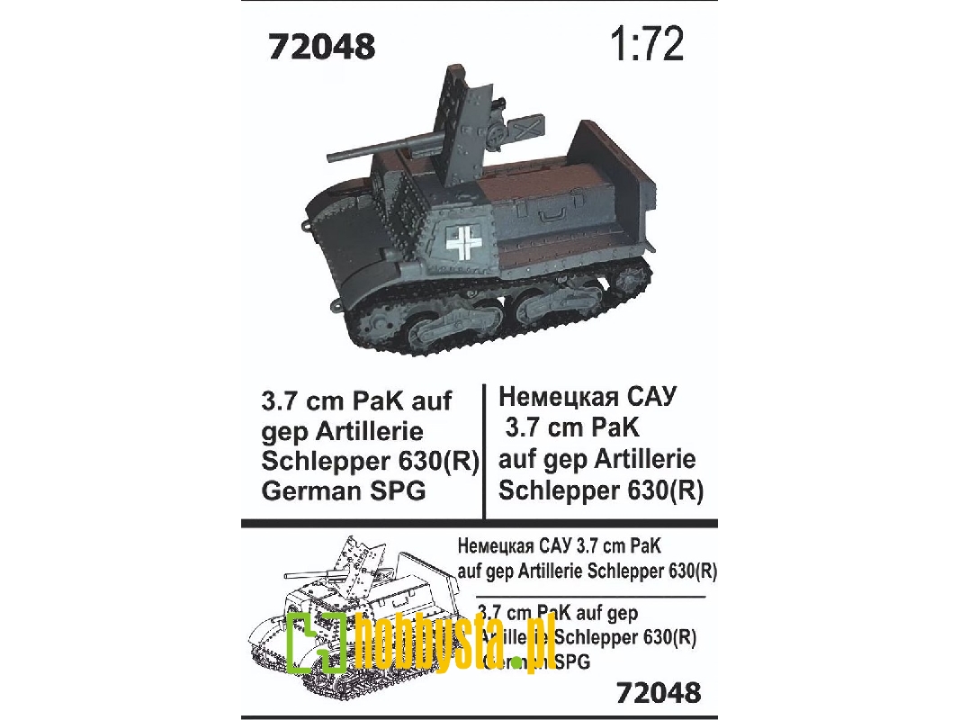 German 3,7 Cm Pak Auf Gep Artl. Schlepper 630r - image 1