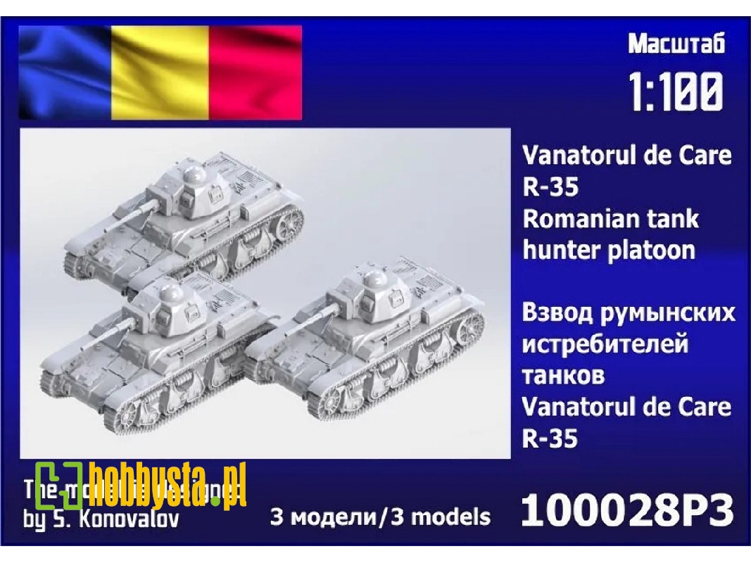 Vanatorul De Care R35 Romanian Tank Hunter Platoon (3pcs) - image 1