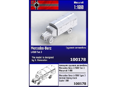 Mercedes-benz L4500 Type 3 Truck - image 1