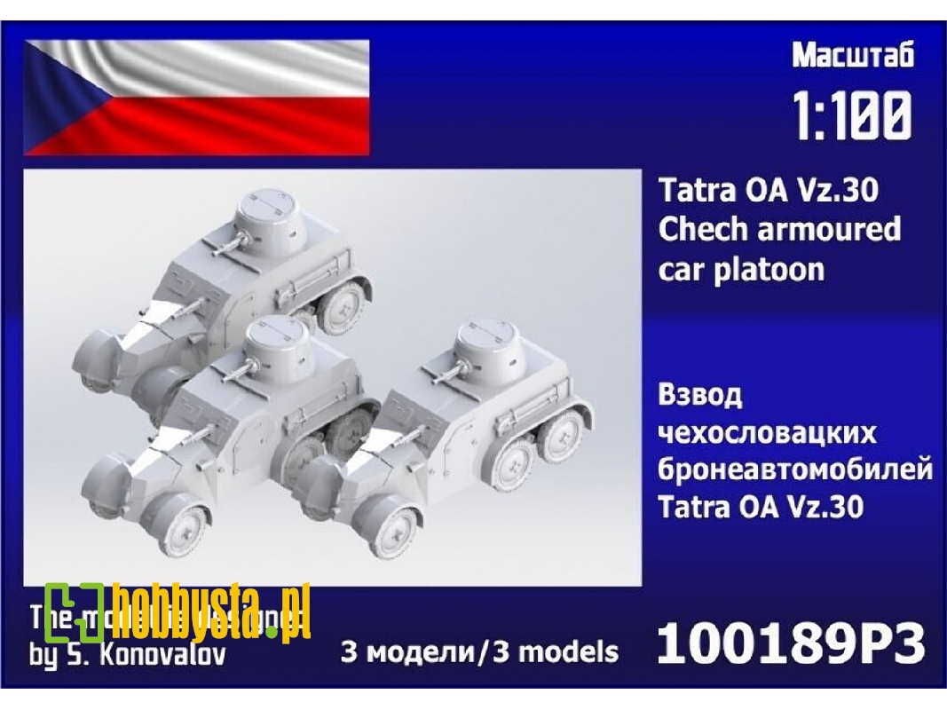 Tatra Oa Vz.30 Platoon (3 Pcs) - image 1 Tatra Oa Vz.30 Platoon (3 Pcs) - image 1