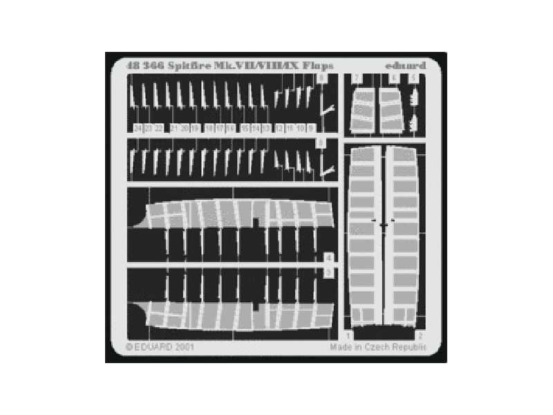 Spitfire Mk. VII/ VIII/ IX flaps 1/48 - Icm - image 1