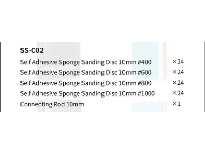 Ss-c02 Self Adhesive Sponge Sanding Disc Set 10mm - image 9