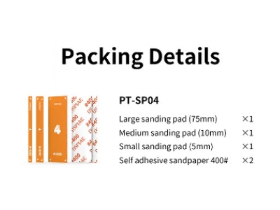 Pt-sp04 Acrylic Sanding Pad Set #400 (3pcs) - image 7