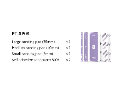 Pt-sp08 Acrylic Sanding Pad Set #800 (3pcs) - image 7
