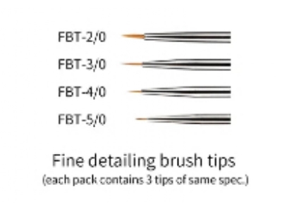 Pt-fb Phoenix Plume Interchangeable Fine Detailing Brush Handle - image 9