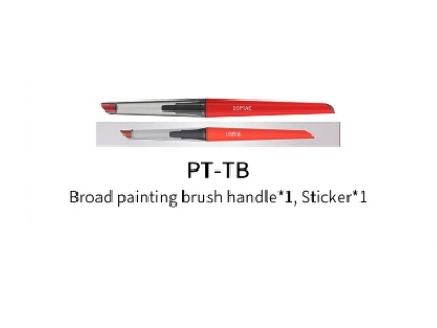 Pt-tb Phoenix Plume Interchangeable Broad Painting Brush Handle - image 6