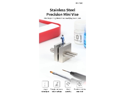 At-mv Stainless Steel Precision Mini Vise - image 2
