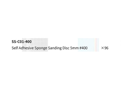 Ss-c01-400 Self Adhesive Sponge Sanding Disc 5mm #400 (96pcs) - image 9