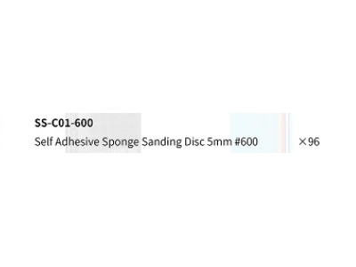 Ss-c01-600 Self Adhesive Sponge Sanding Disc 5mm #600 (96pcs) - image 9