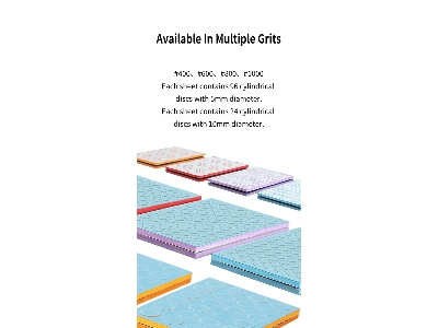 Ss-c01-800 Self Adhesive Sponge Sanding Disc 5mm #800 (96pcs) - image 7